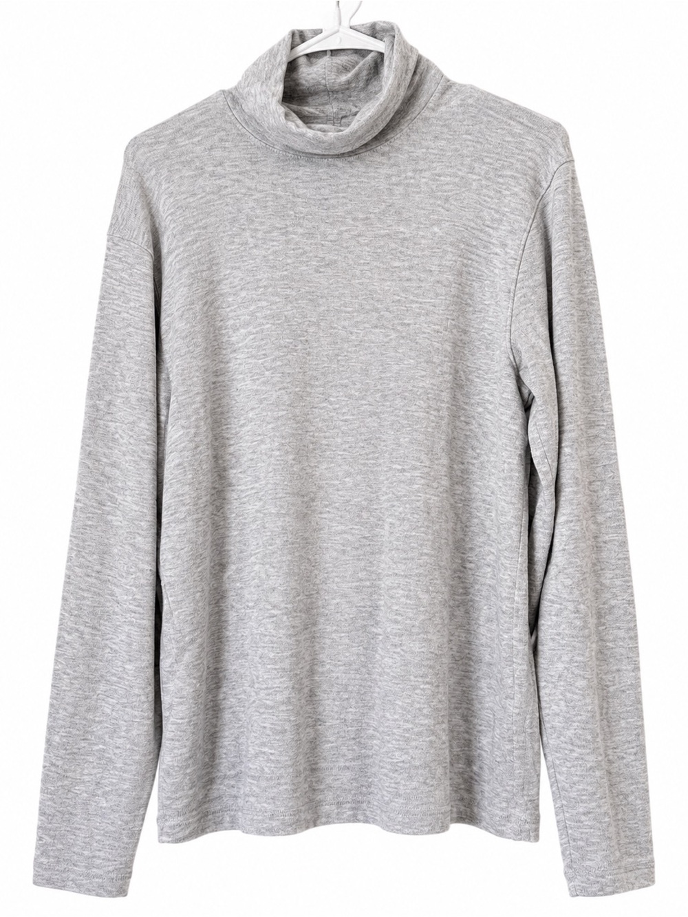 Abercrombie & Fitch Light Gray Turtleneck Long Sleeve Shirt